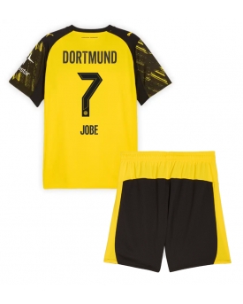Borussia Dortmund Jobe Bellingham #7 Maglia Gara Casa Repliche 2025-26 Bambino Maniche Corte